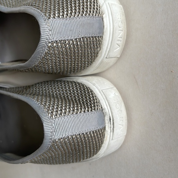 Vince Blair Woven Canvas Slip-On Oyster Gray Size 6 - Picture 7 of 9